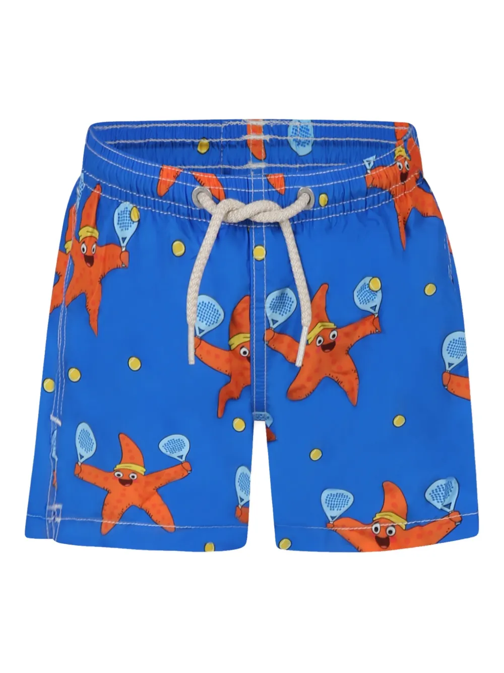 MC2 Saint Barth Kids star-print swim shorts - Blu