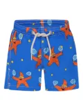 MC2 Saint Barth Kids star-print swim shorts - Blue