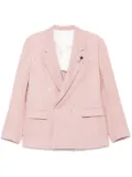 Lardini double-breasted blazer - Pink