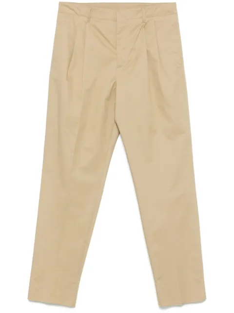 Lardini pleated tapered trousers 