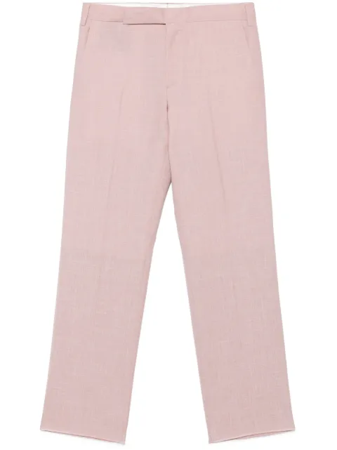 Lardini pressed-crease tapered-leg trousers