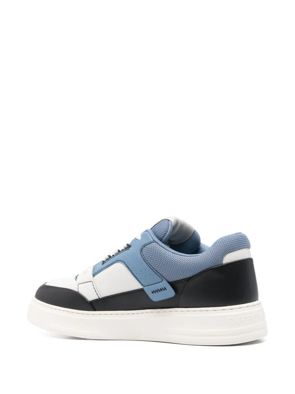 Emporio Armani panelled sneakers Blue