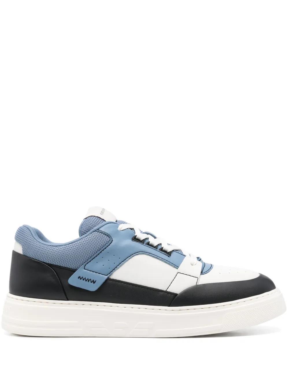 Emporio Armani panelled sneakers Blue