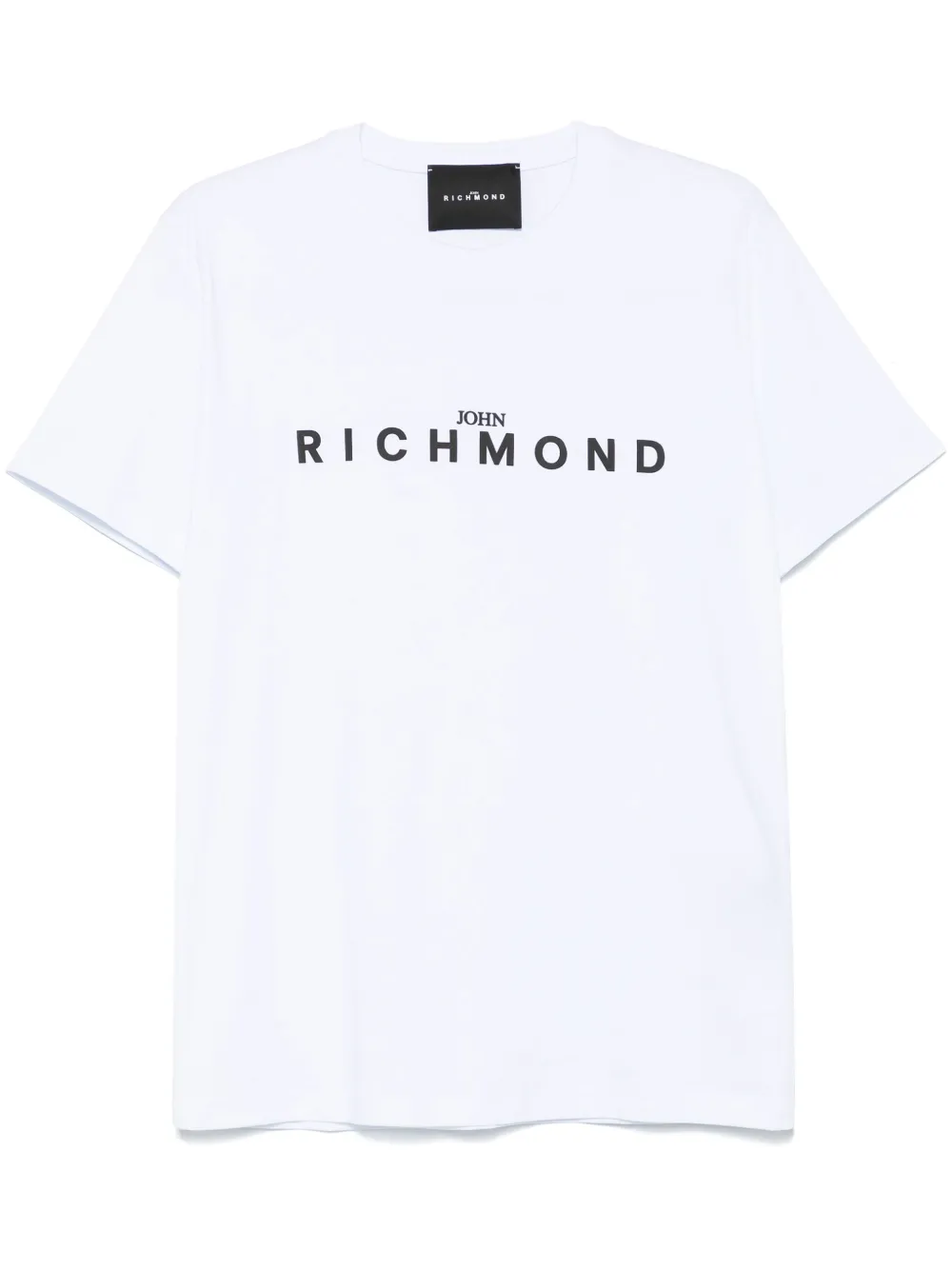John Richmond T-shirt met logoprint Wit