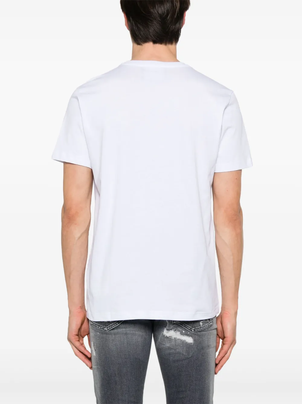 John Richmond T-shirt met logoprint Wit