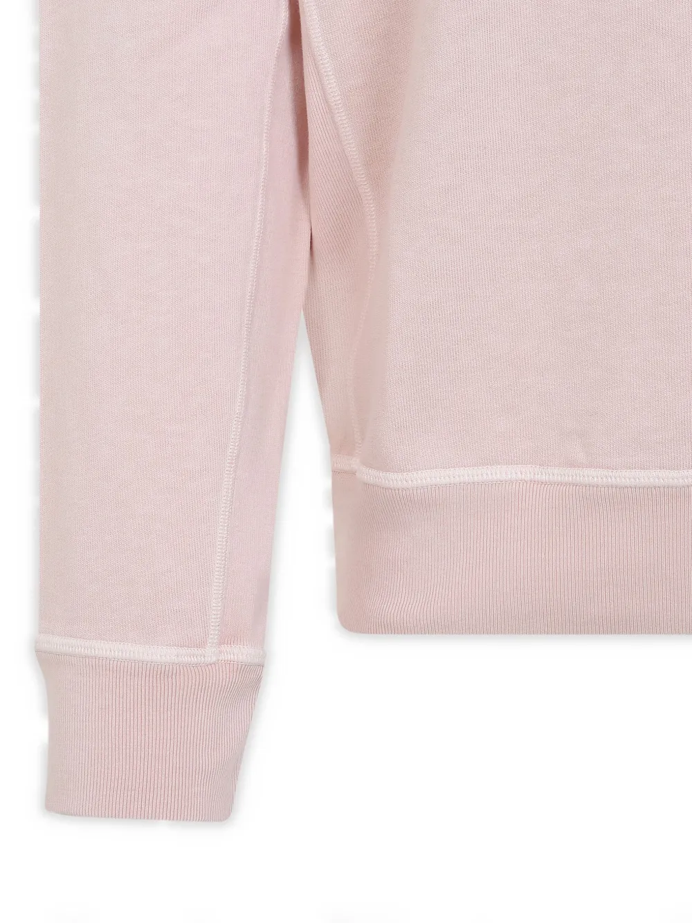 Stone Island Organic Cotton Sweatshirt In Pink