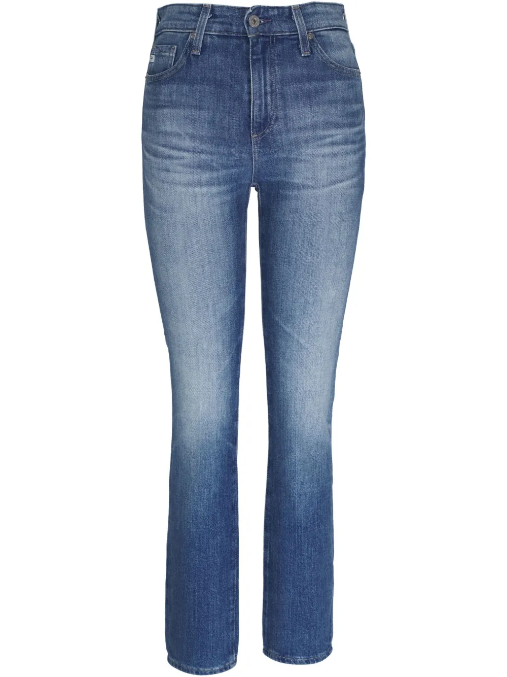 AG Jeans met logopatch Blauw