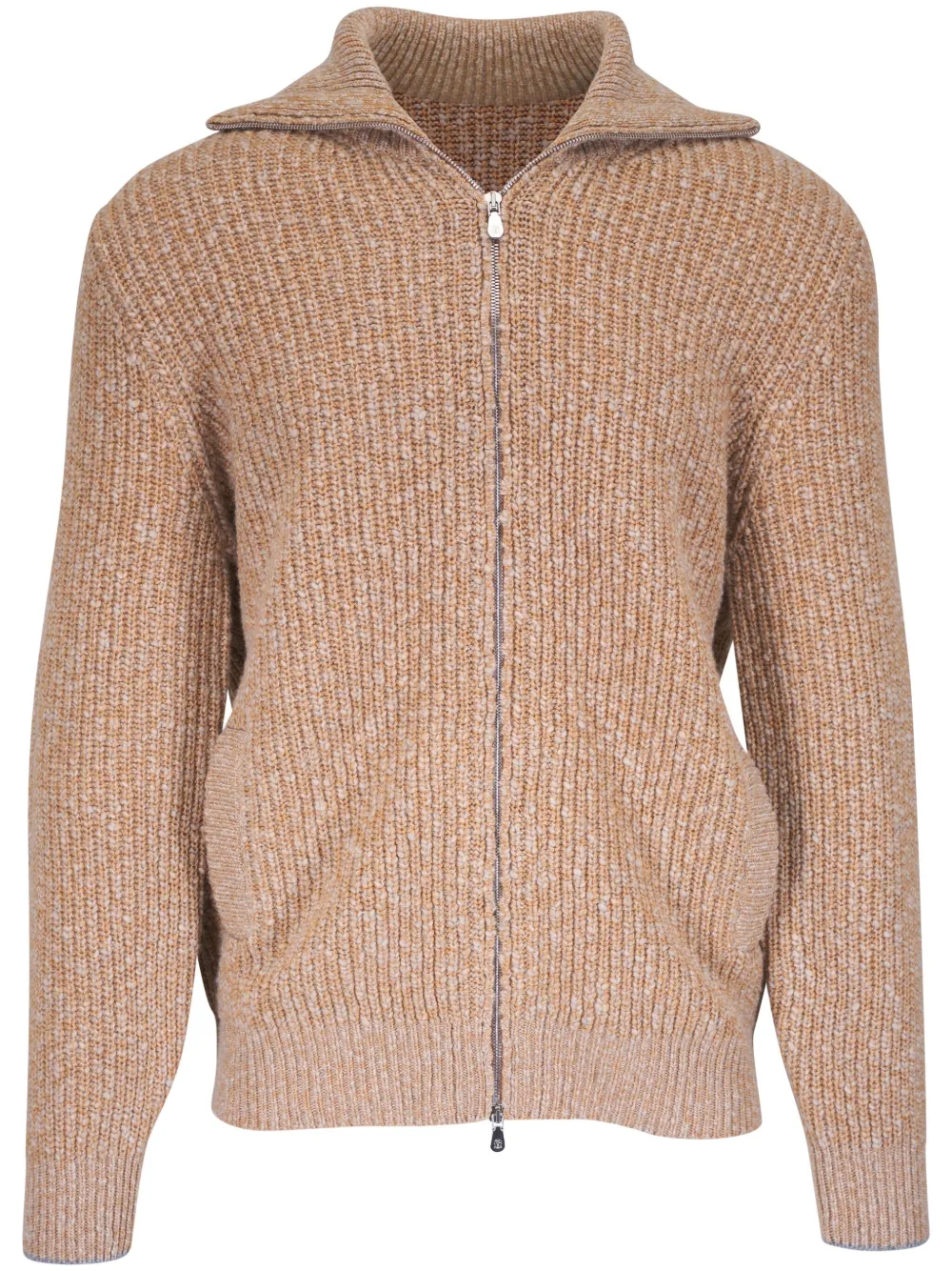 Brunello Cucinelli wool-cashmere cardigan | Brown | Image 1