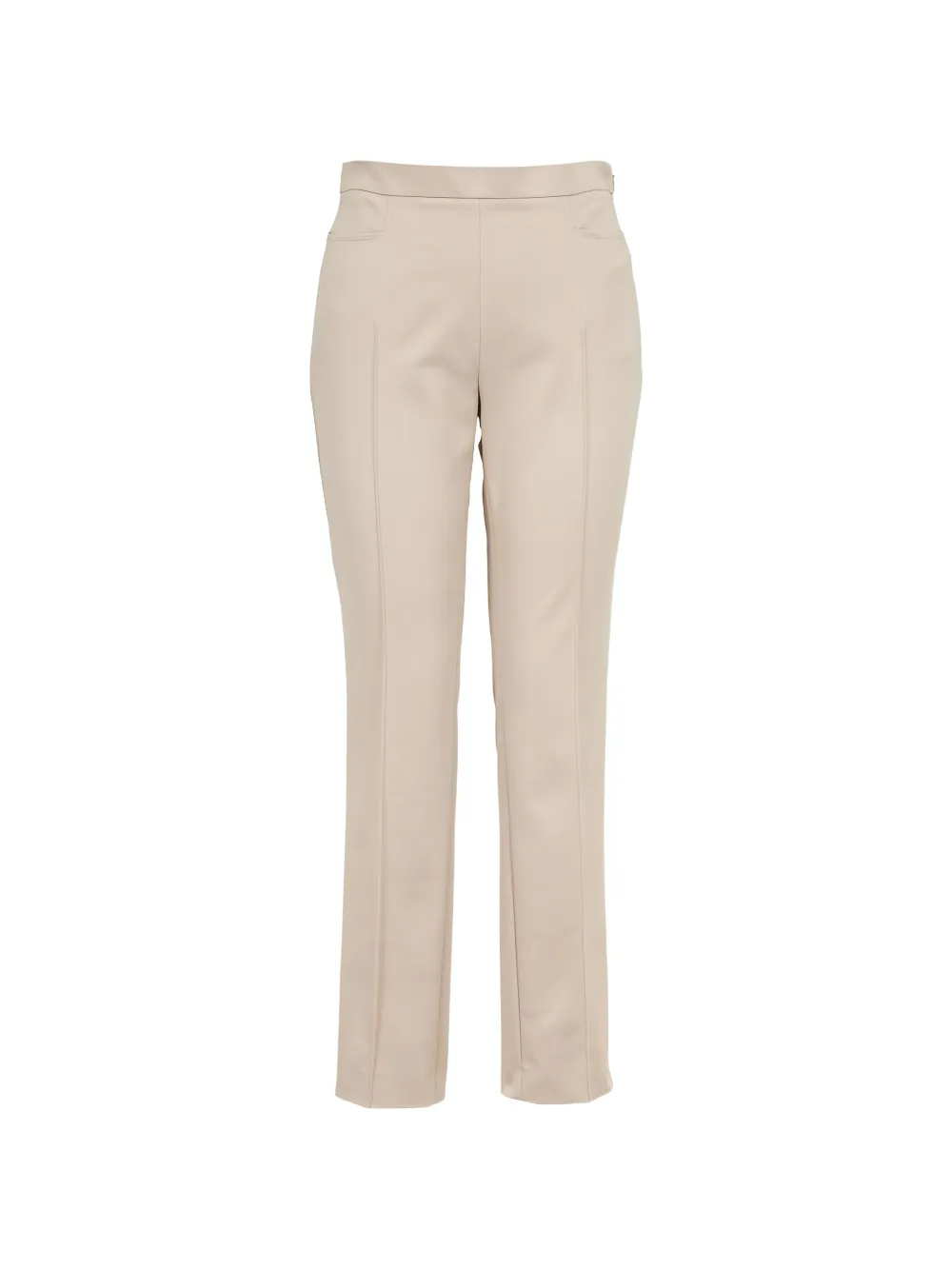 Akris Punto Franca pressed-crease trousers - Tons neutres Akris Punto Franca pressed-crease trousers - Tons neutres
