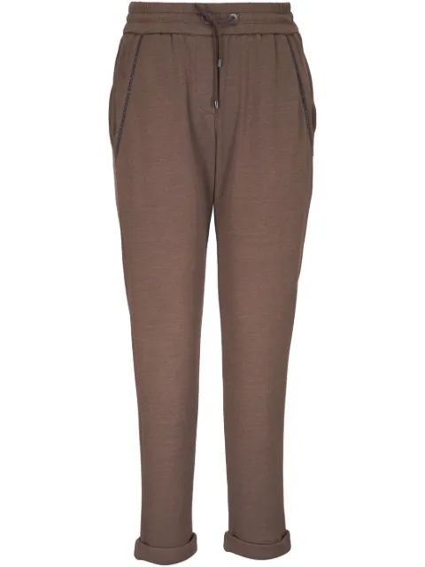 Brunello Cucinelli embellished track pants