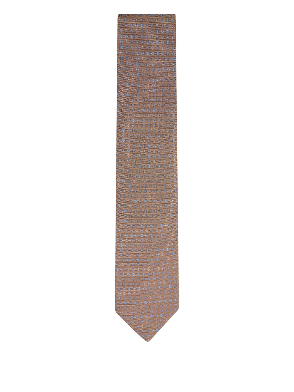 Canali geometric-pattern tie | Brown | Image 1