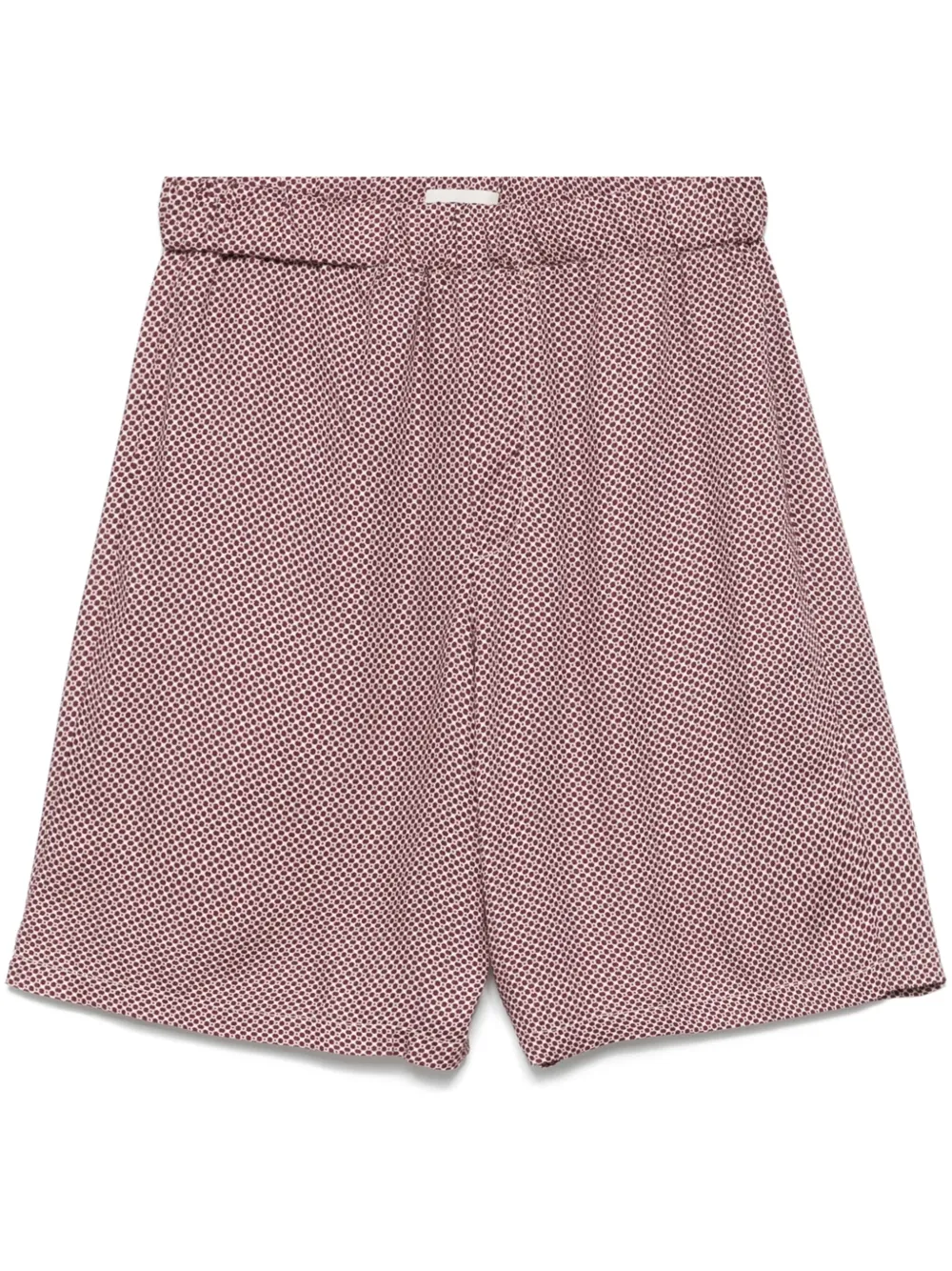 A Paper Kid bermudas con estampado geométrico | rojo | Image 1