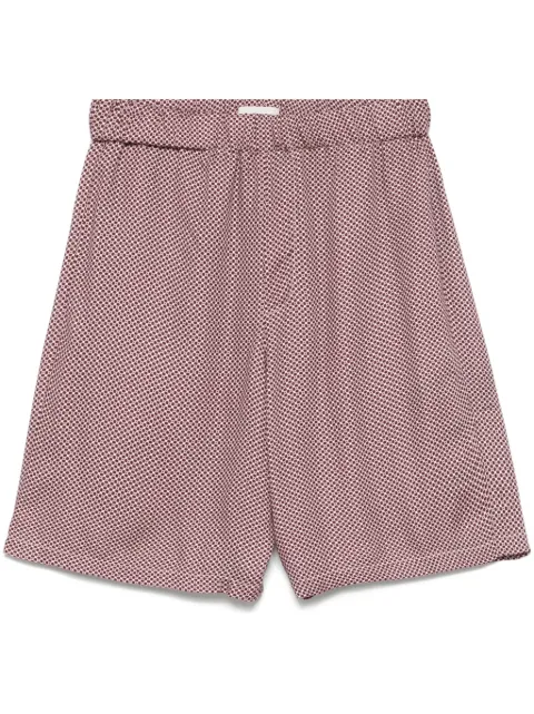A Paper Kid geometric-pattern bermuda shorts