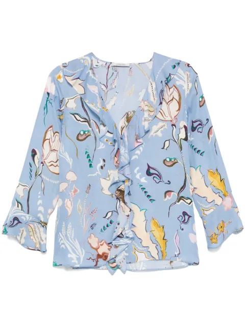 Dorothee Schumacher Floral Twist Bluse