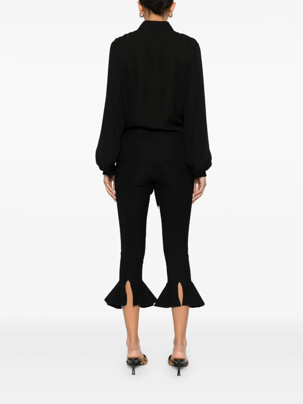 Dorothee Schumacher Sheer Twist I blouse Zwart