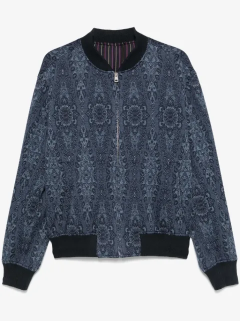 ETRO patterned-jacquard bomber jacket