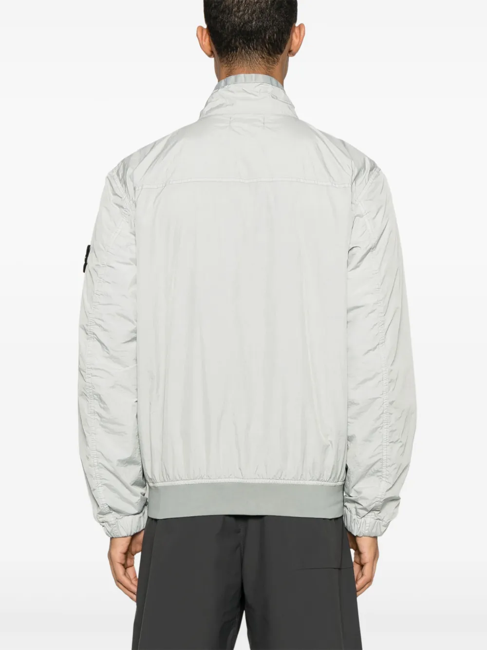 Stone Island Jack met Compass-logopatch Grijs