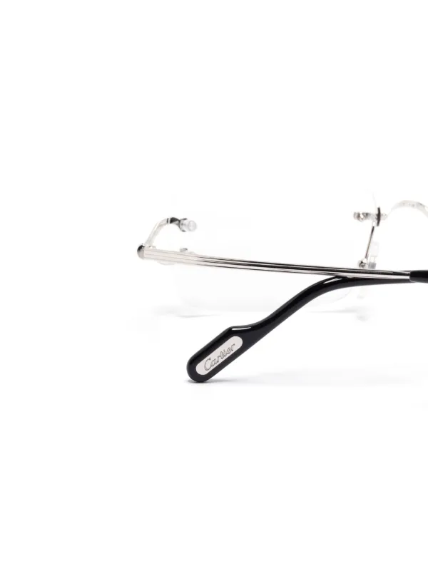 Cartier Eyewear C ドゥ カルティエ 眼鏡フレーム | シルバー