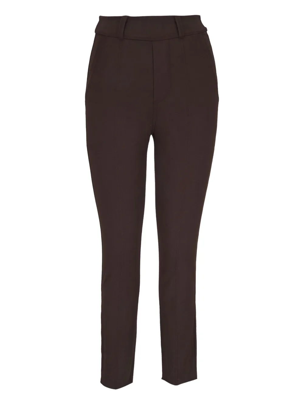 Frank & Eileen elasticated-waistband trousers | Brown | Image 1