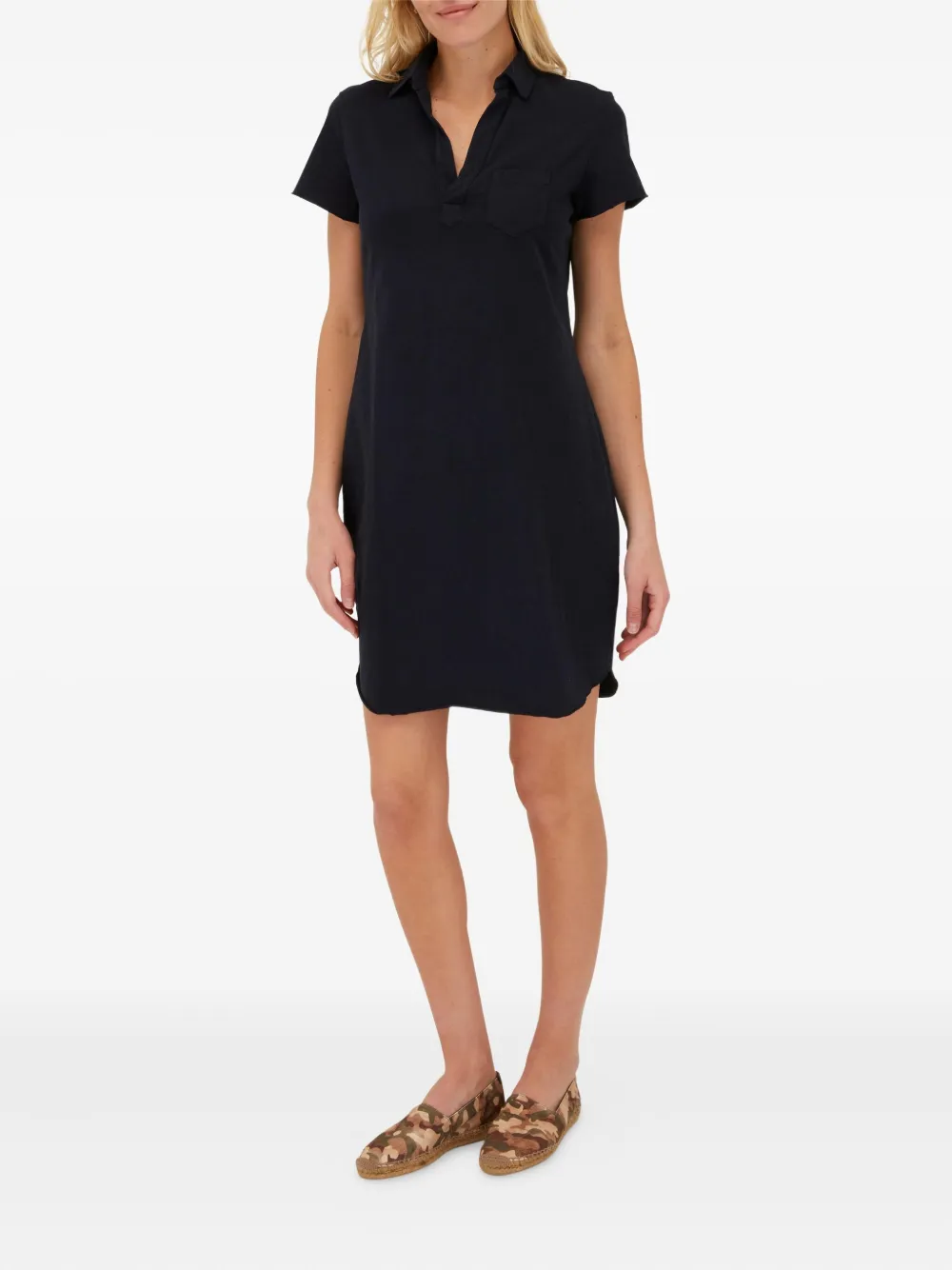 Frank & Eileen short-sleeve mini dress - Blauw