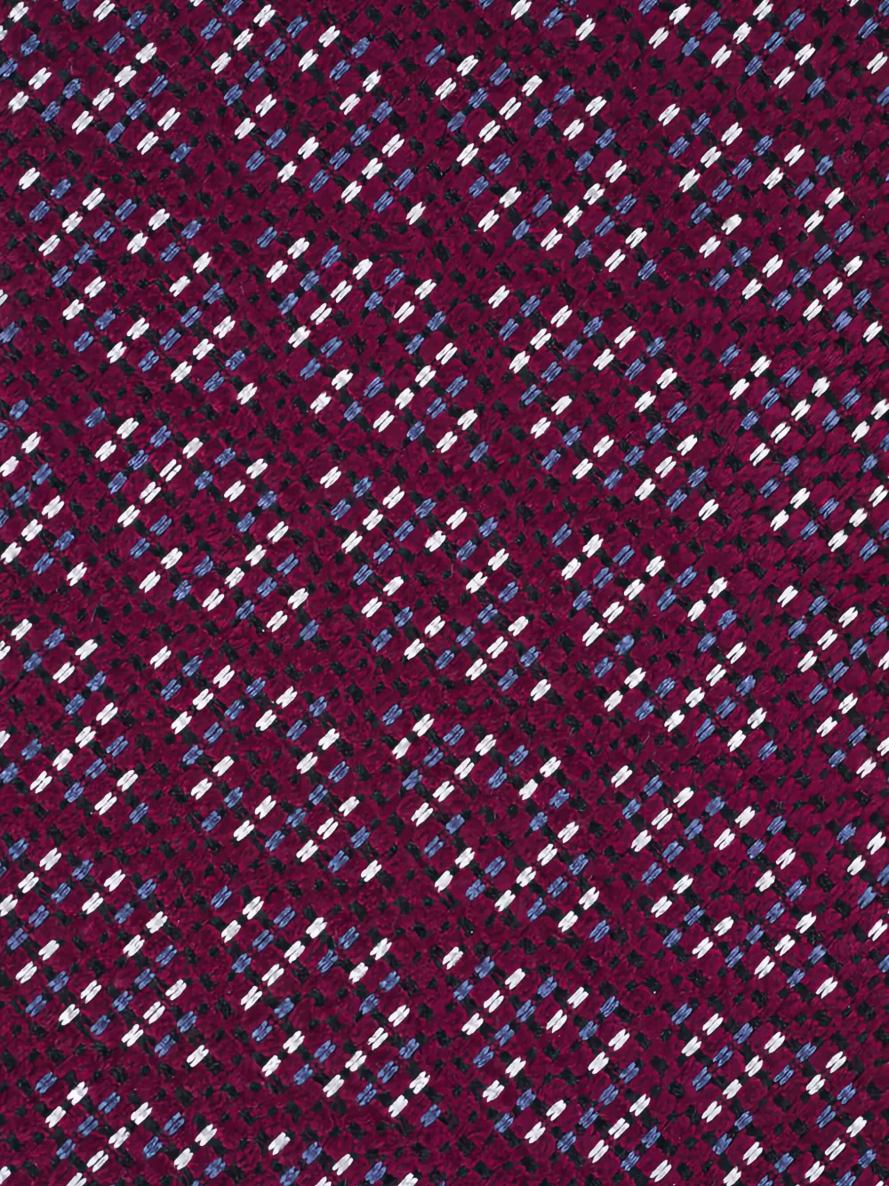 Zegna geometric-pattern silk tie - Rood