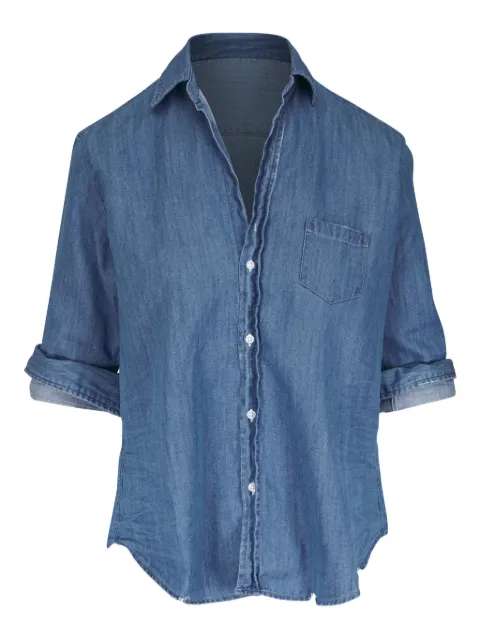 Frank & Eileen curved-hem denim shirt