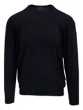 Fedeli crew-neck wool sweater - Blue
