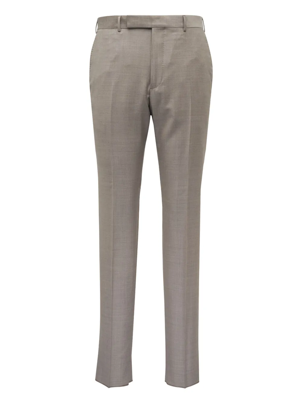 Zegna flat-front tailored trousers | Neutrals | Image 1