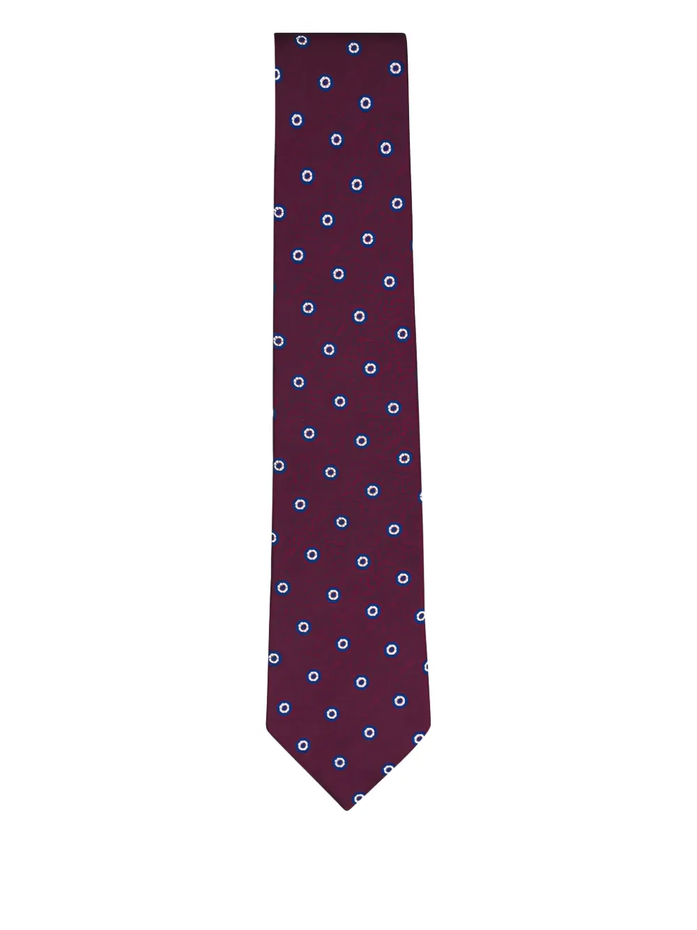 Zegna floral-pattern silk tie | Red | Image 1
