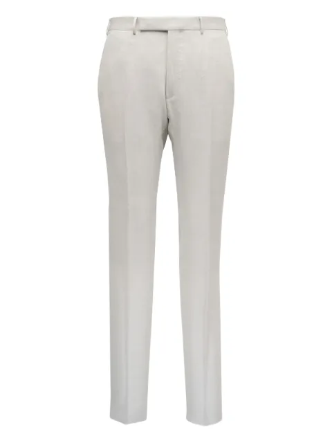 Zegna pantalones de vestir con diseño plano