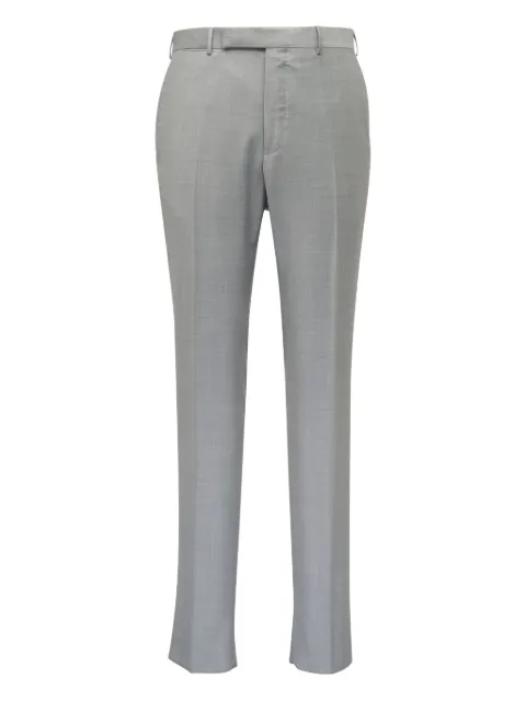 Zegna pantalones de vestir con diseño plano