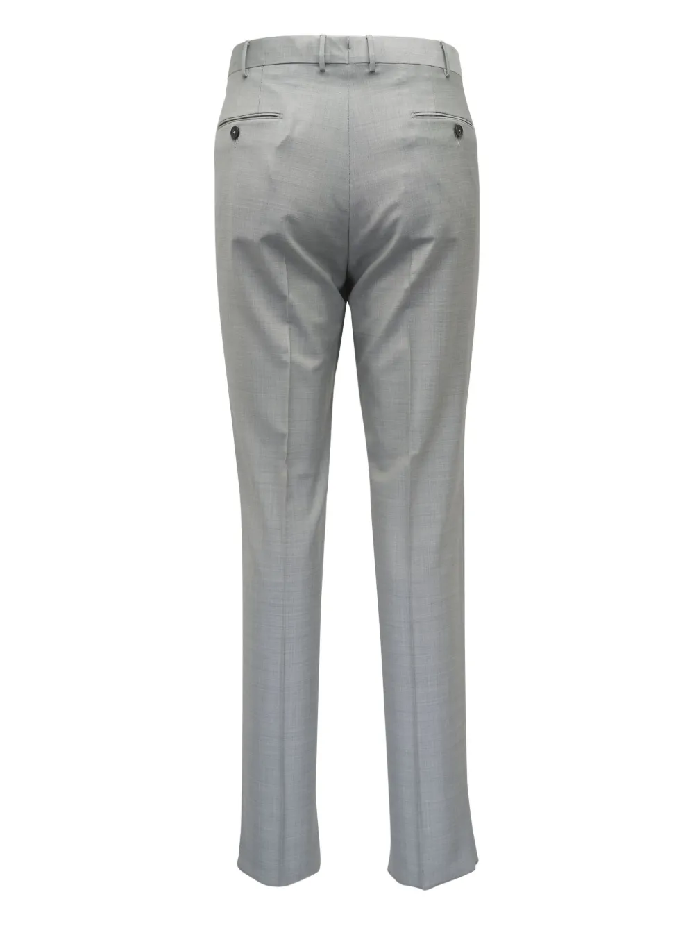 Zegna Pantalon met platte voorkant - Grijs