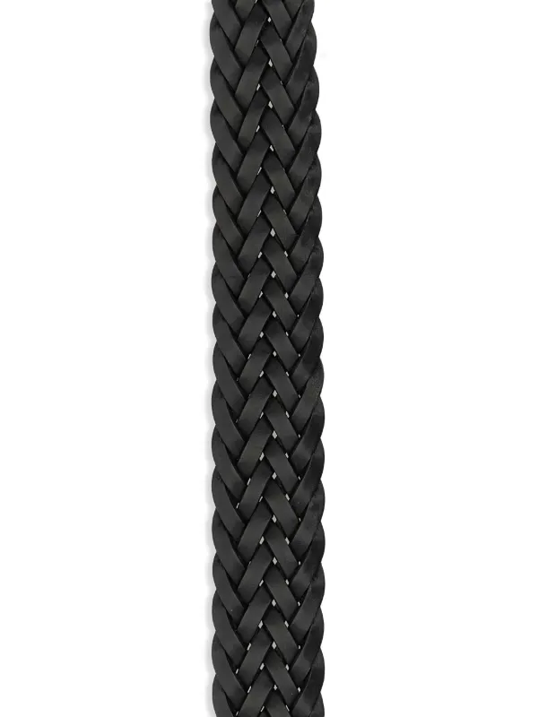 J&M Davidson Braided Belt | Black | FARFETCH