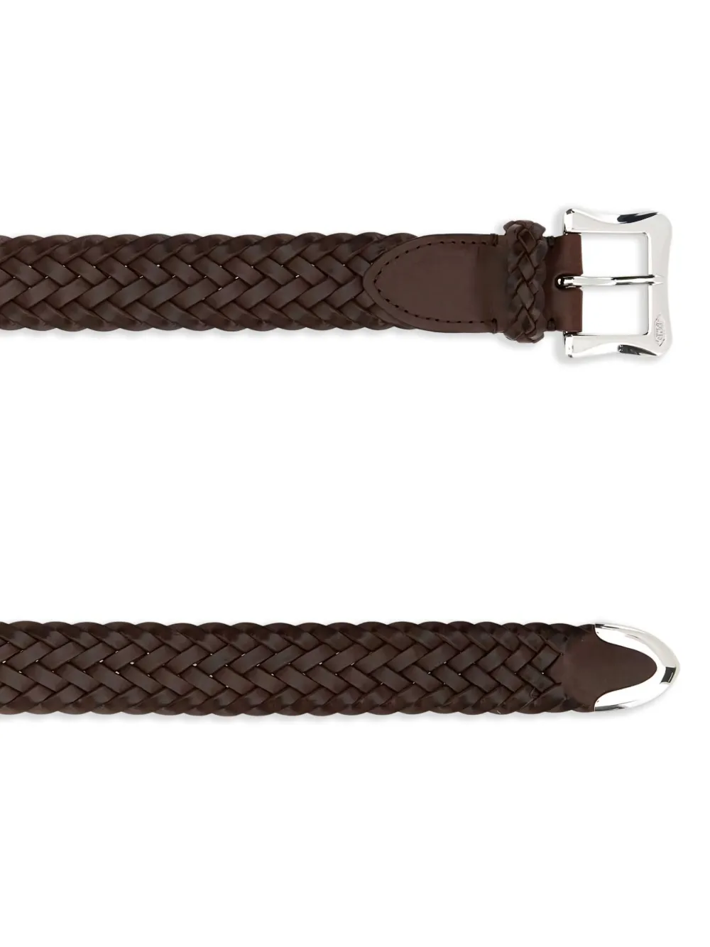 J&M Davidson braided belt - Bruin