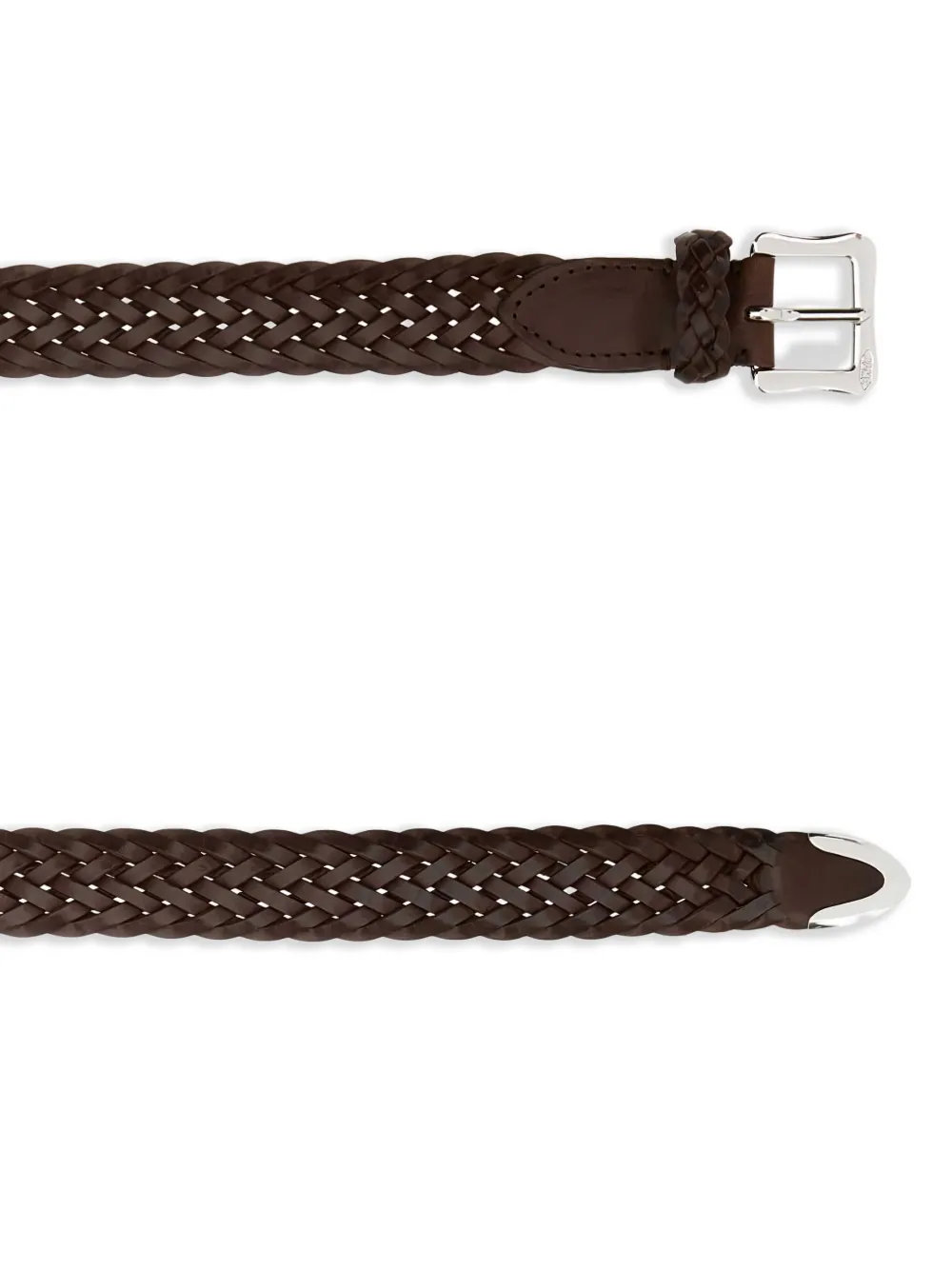 J&M Davidson braided belt - Bruin