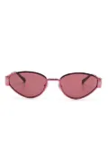Gucci Eyewear oval-frame sunglasses - Pink