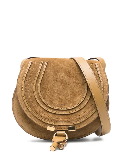 Chloé Marcie saddle suede crossbody bag