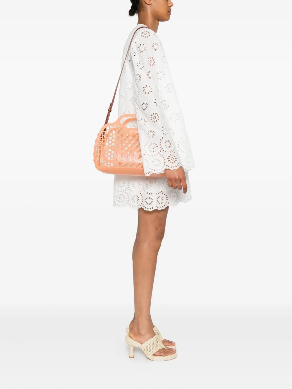 Chloé Cage tote bag Beige