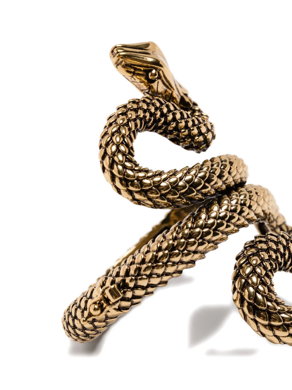 Chloé Snake Cuff Bracelet In Gold