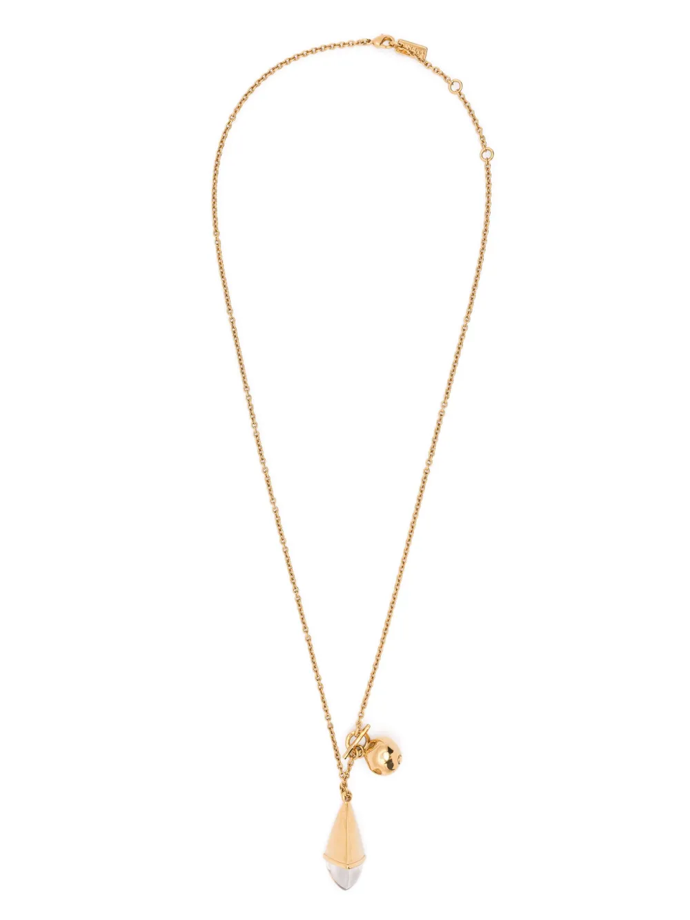 Chloé collar con dije de gota | dorado | Image 1