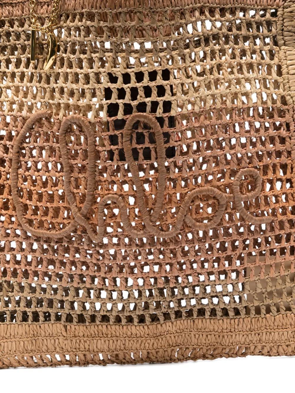 Chloé raffia tote bag Beige