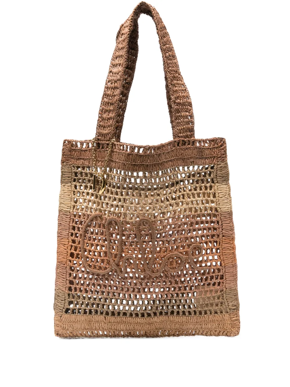 Chloé raffia tote bag Beige