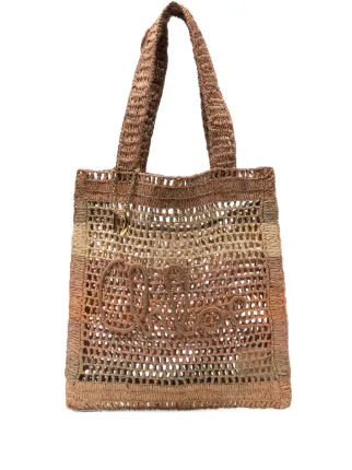 Chloé ラフィア ハンドバッグ | ニュートラル | FARFETCH JP