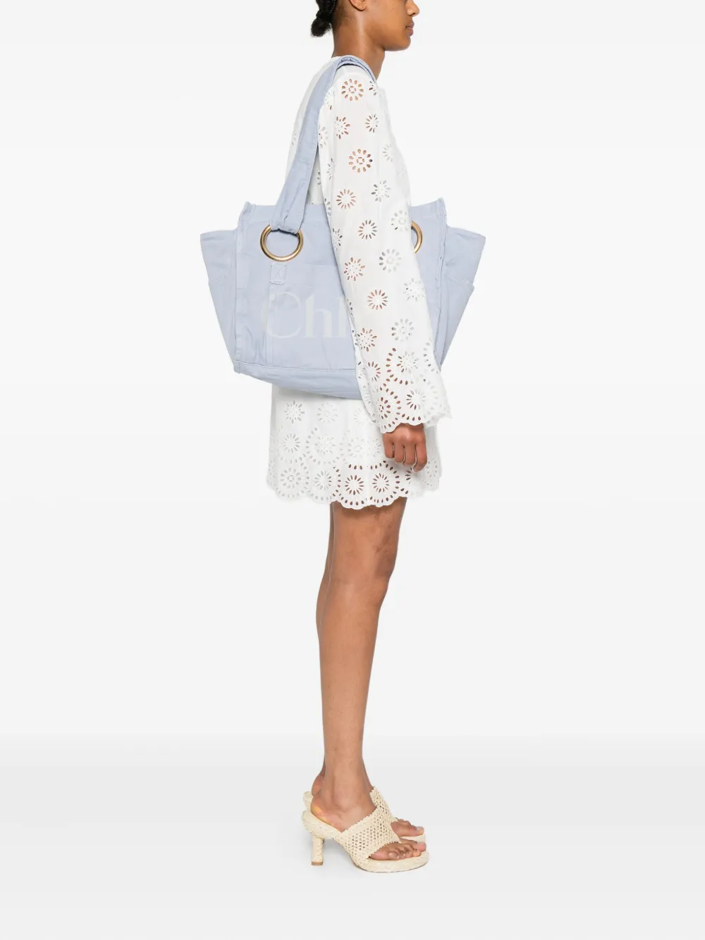 Chloé Plage tote bag Blauw