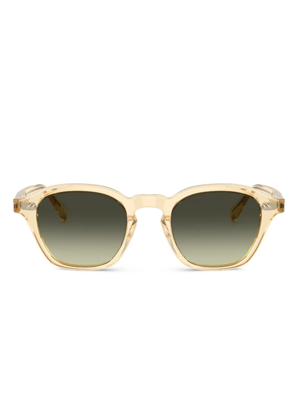 Oliver Peoples Occhiali da sole tondi Eyles - Marrone