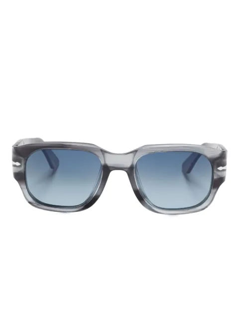 Persol lentes de sol con armazón rectangular y motivo de rayas