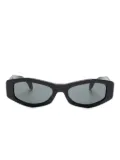 Versace Eyewear geometric-frame sunglasses - Black