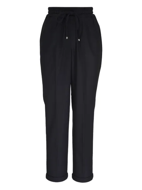 Kiton belted wool trousers