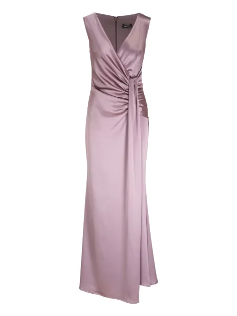 Kiton vestido largo con detalle fruncido