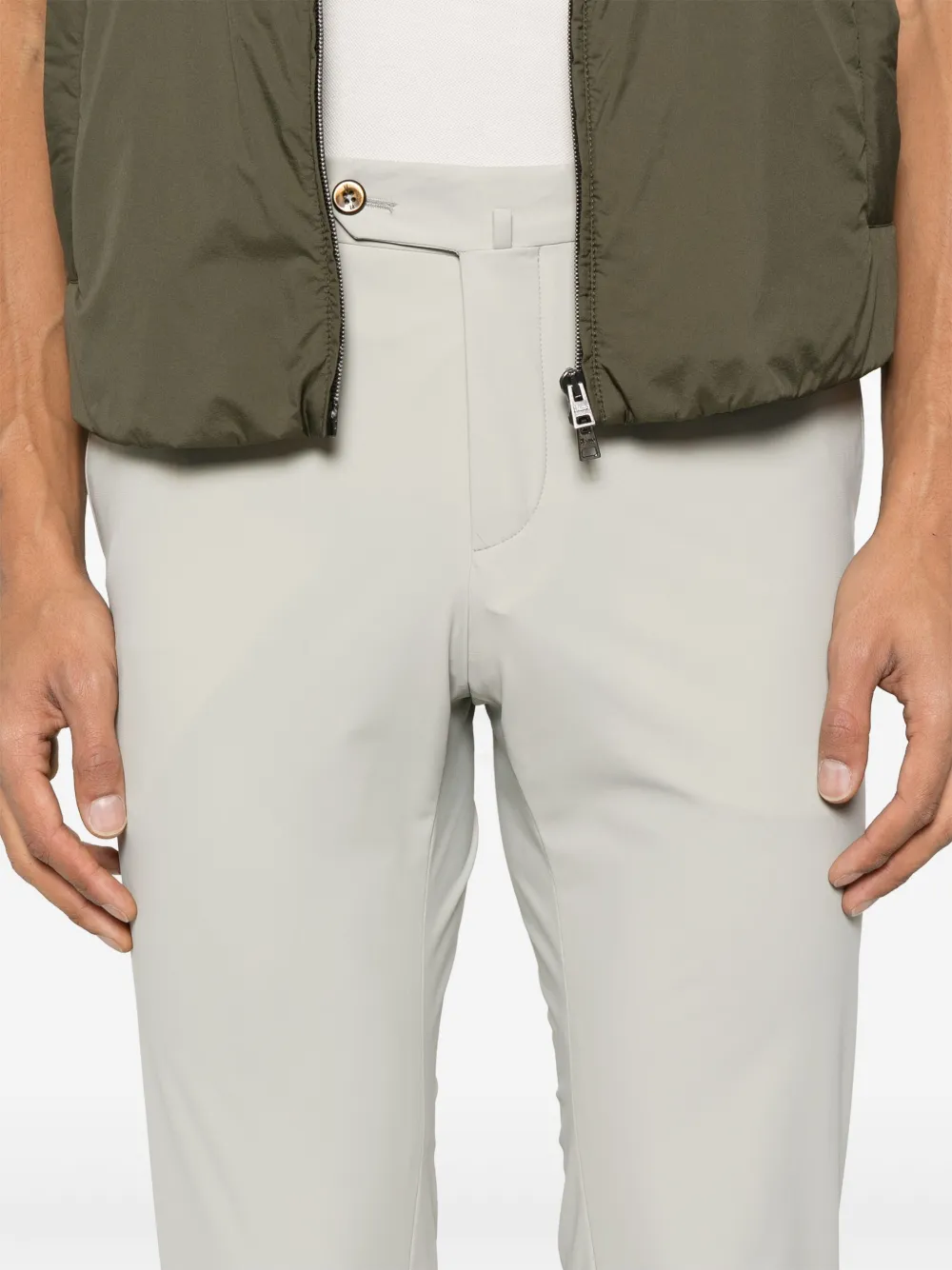 PT Torino Broek met toelopende pijpen Grijs